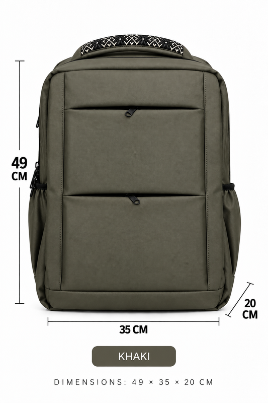 Multi-Use Laptop & Travel Backpack – Khaki