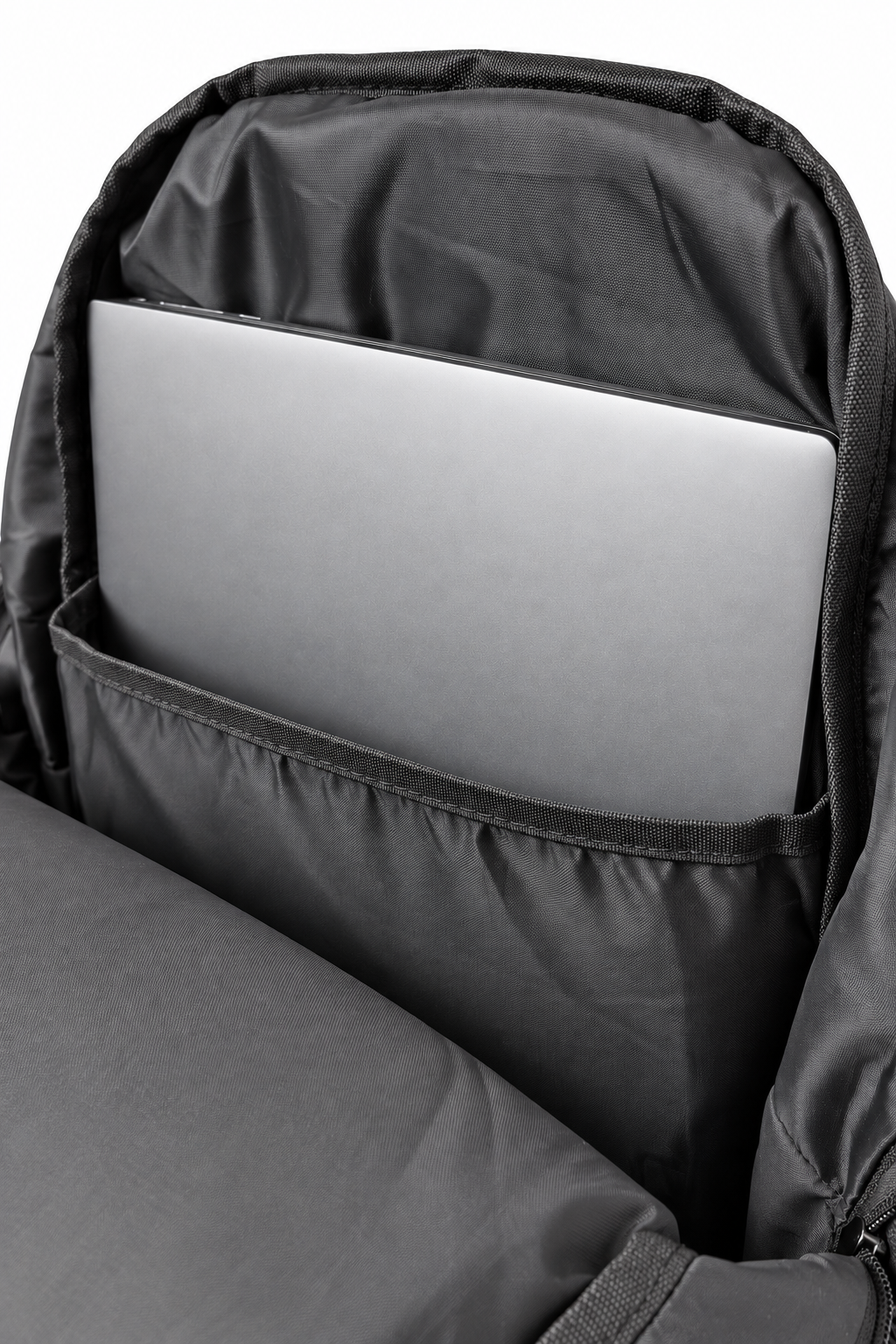 Embossed Floral Backpack – Black