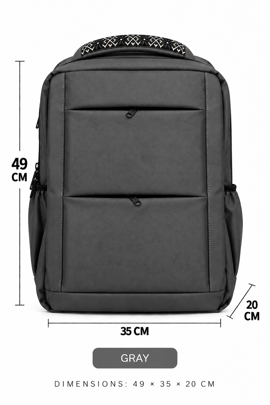 Multi-Use Laptop & Travel Backpack – Gray