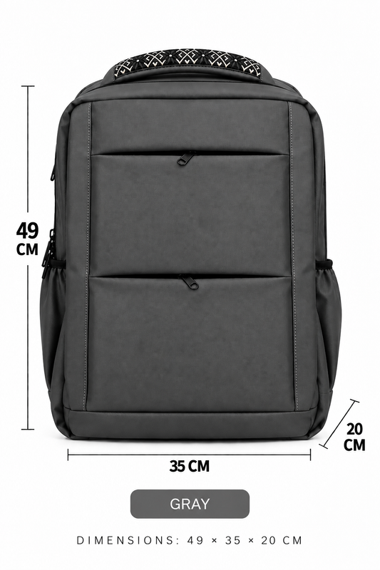 Multi-Use Laptop & Travel Backpack – Gray