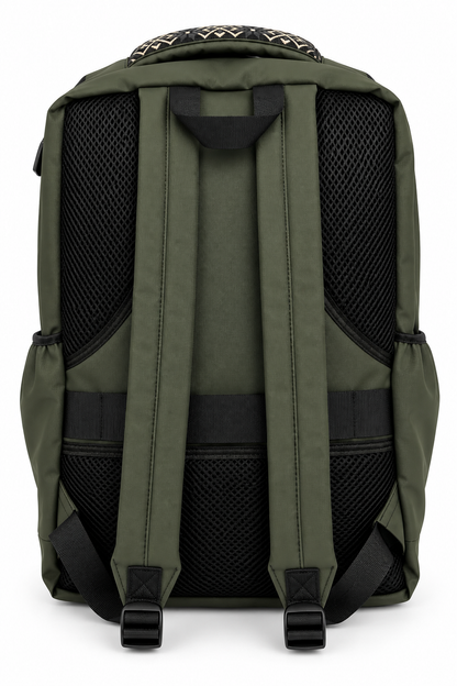 Multi-Use Laptop & Travel Backpack – Olive Green