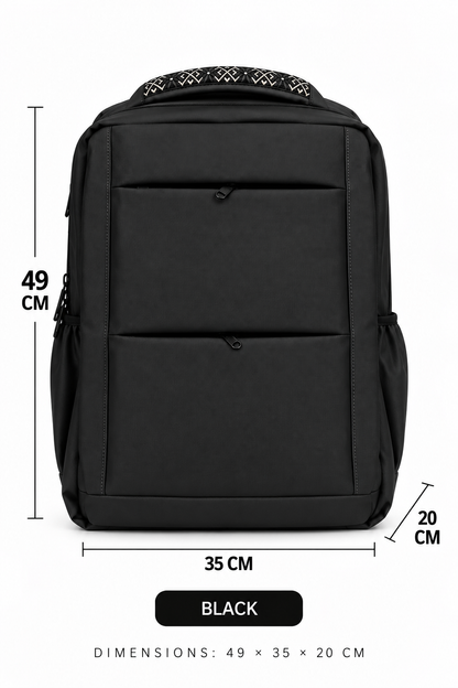Multi-Use Laptop & Travel Backpack – Black