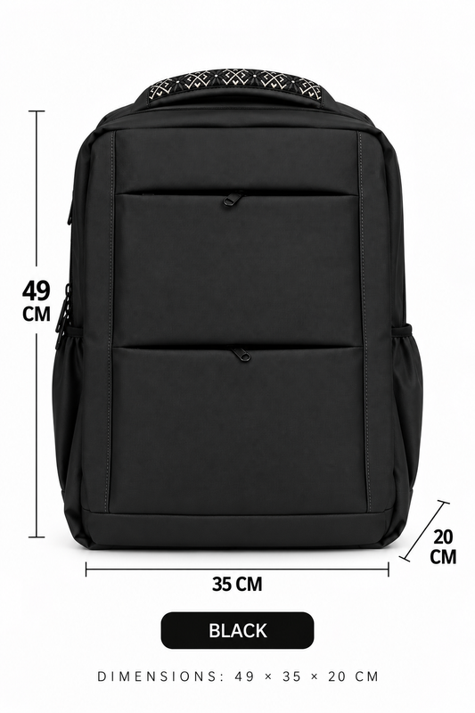 Multi-Use Laptop & Travel Backpack – Black