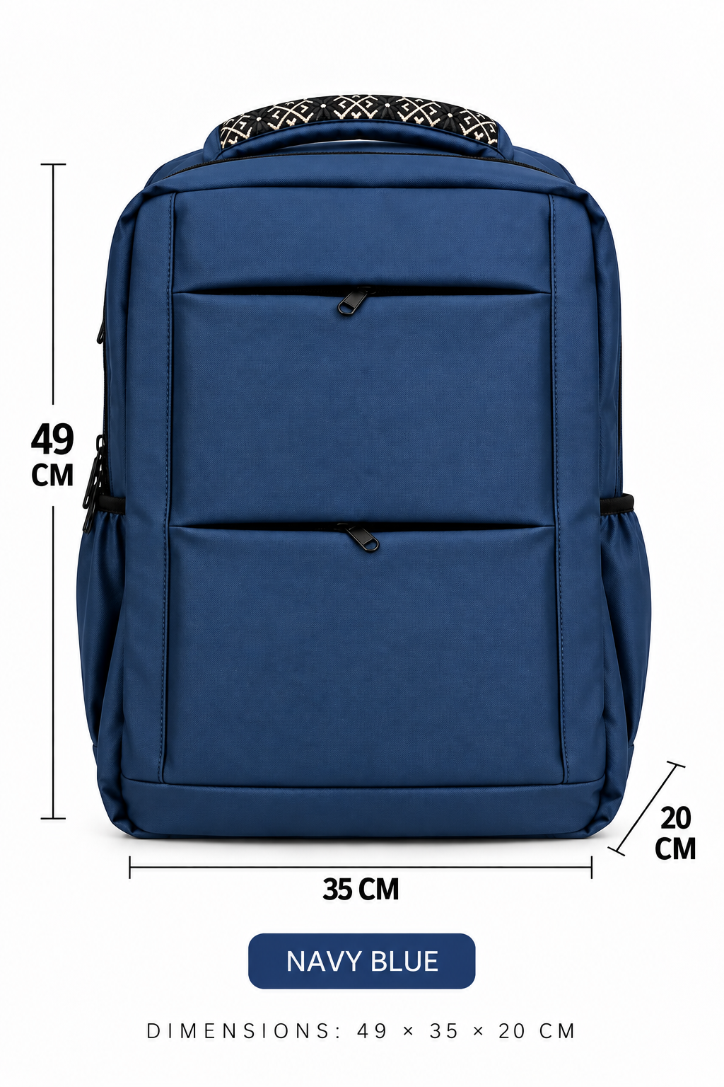 Multi-Use Laptop & Travel Backpack – Navy Blue