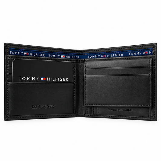Minimalist Bifold Wallet – Black