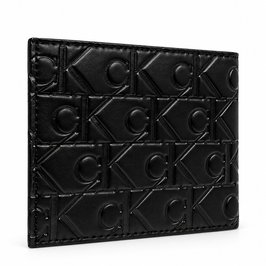Geometric Bifold Wallet – Black