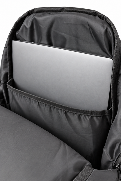 Embossed Floral Backpack – Black